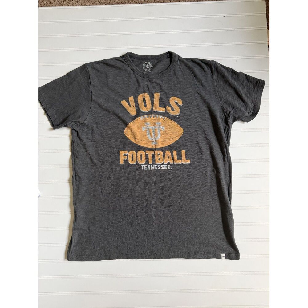 '47 Brand Tennessee Volunteers Vols Football Graphic T-Shirt Gray Size Medium